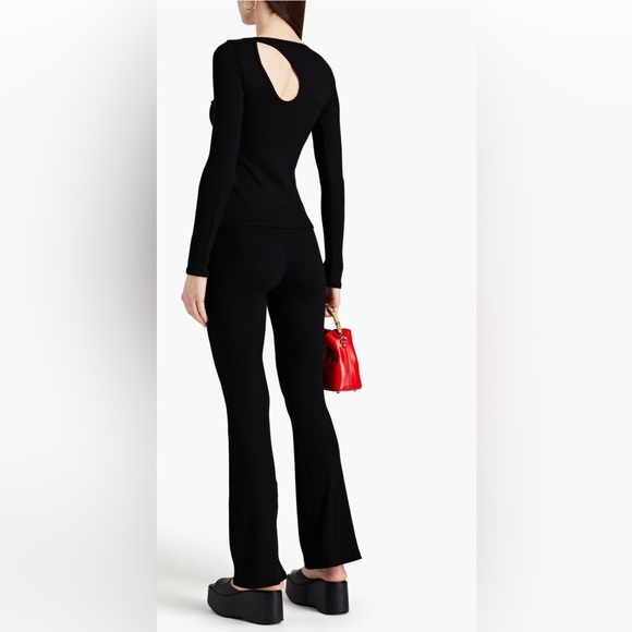 Simon Miller Black Fine Rib Space Top Size X-Small - Picture 2 of 7